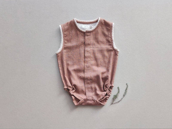 Buy Earth Brown Baby Onesie | Shop Verified Sustainable Kids Onesies on Brown Living™