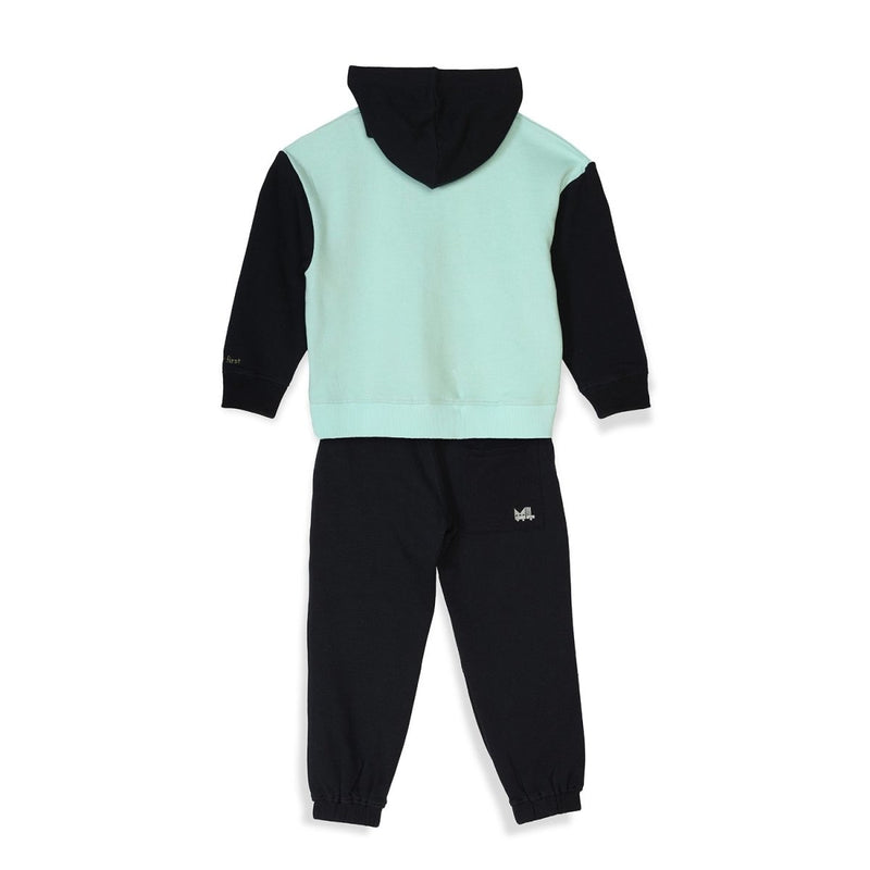 Buy Earth Lover Unisex Joggers Set, Blue | Planet First | Shop Verified Sustainable Kids Daywear Sets on Brown Living™