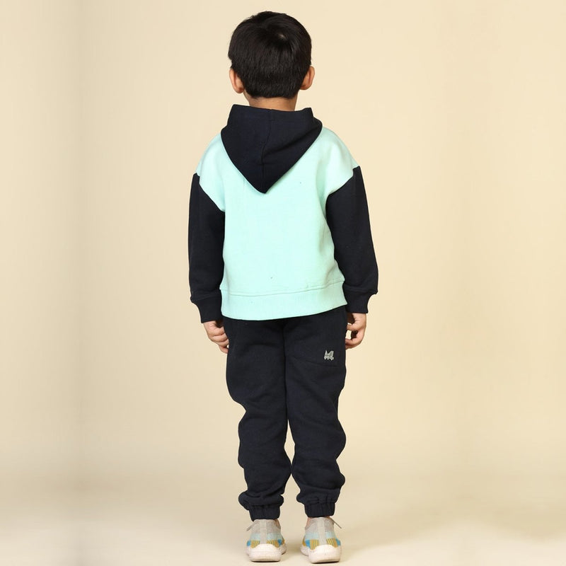 Buy Earth Lover Unisex Joggers Set, Blue | Planet First | Shop Verified Sustainable Kids Daywear Sets on Brown Living™