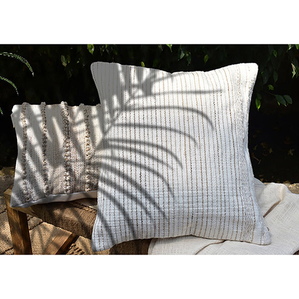 Buy Earthbound Diamond and Stripe Cushion Cover | Shop Verified Sustainable Covers & Inserts on Brown Living™