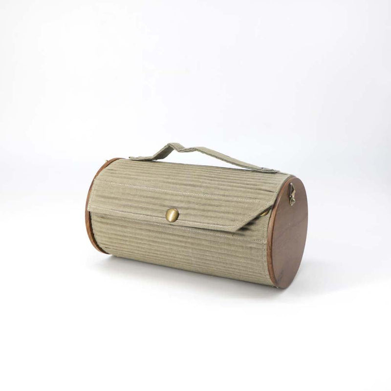 Buy Earthen Sand Round Clutch | Shop Verified Sustainable Womens Bag on Brown Living™