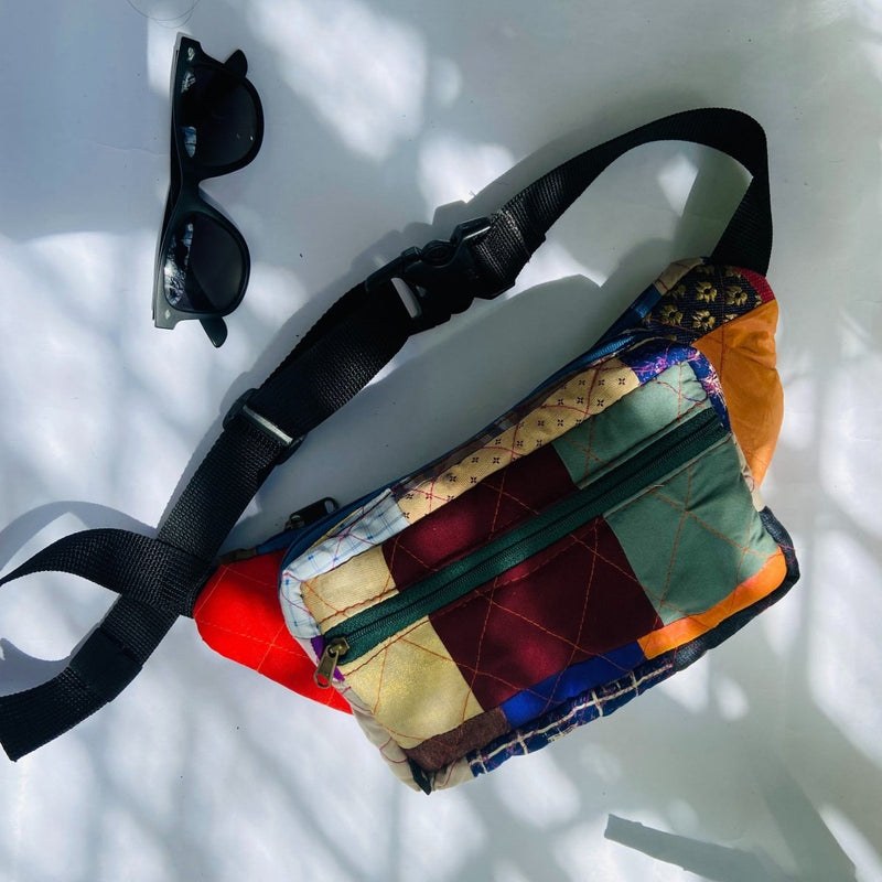 Buy Eco-friendly Fanny Pack- Patchwork - Quilted | Shop Verified Sustainable Travel Accessories on Brown Living™