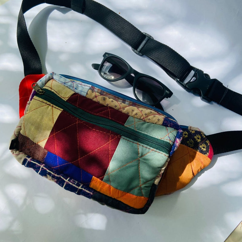 Buy Eco-friendly Fanny Pack- Patchwork - Quilted | Shop Verified Sustainable Travel Accessories on Brown Living™