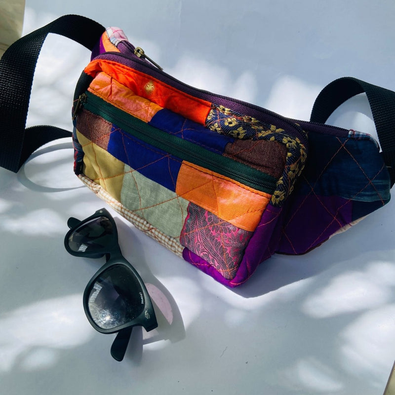 Buy Eco-friendly Fanny Pack- Patchwork - Quilted | Shop Verified Sustainable Travel Accessories on Brown Living™