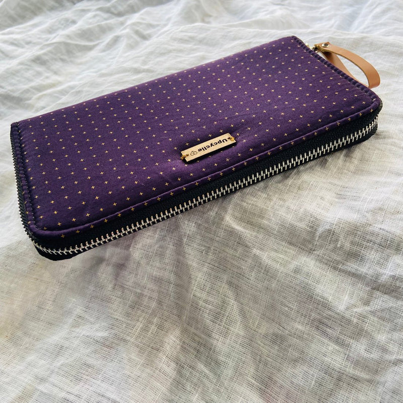 Buy Eco-Friendly Hand-made Wallet - Purple | Shop Verified Sustainable Tech Accessories on Brown Living™