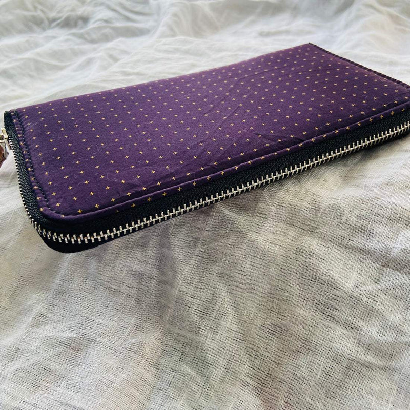 Buy Eco-Friendly Hand-made Wallet - Purple | Shop Verified Sustainable Tech Accessories on Brown Living™