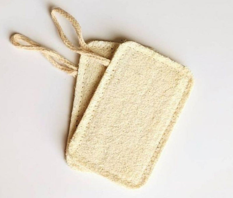 Eco Friendly Loofah for Bath- Rectangular Shape | Verified Sustainable Bath Accessories on Brown Living™