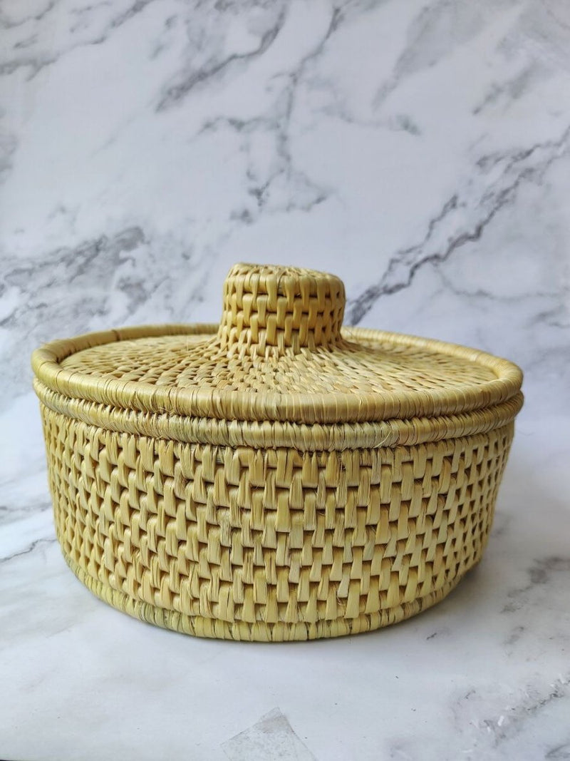 Buy Eco Friendly Moonj Grass Bread/Roti Basket | Shop Verified Sustainable Baskets & Boxes on Brown Living™