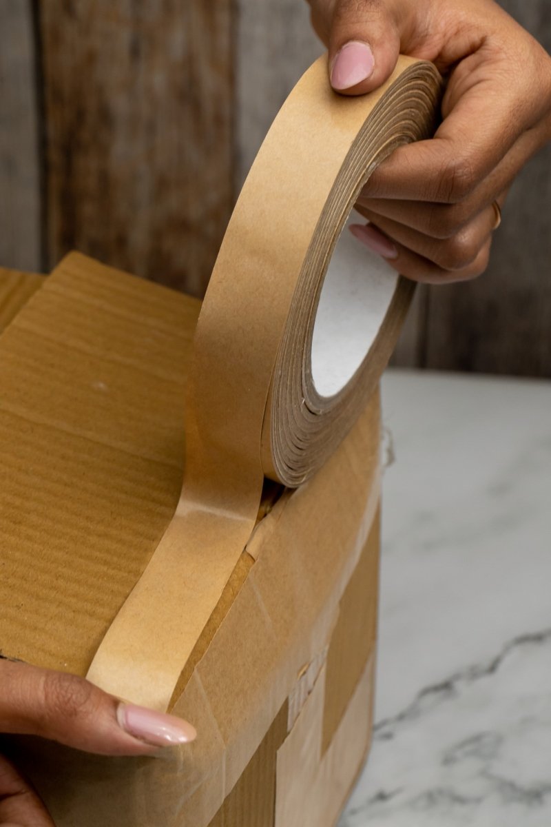 Buy Eco Friendly Paper Adhesive Tape | 1 inch x 50 Mtrs | Pack Of 6 | Shop Verified Sustainable Packing Tape on Brown Living™