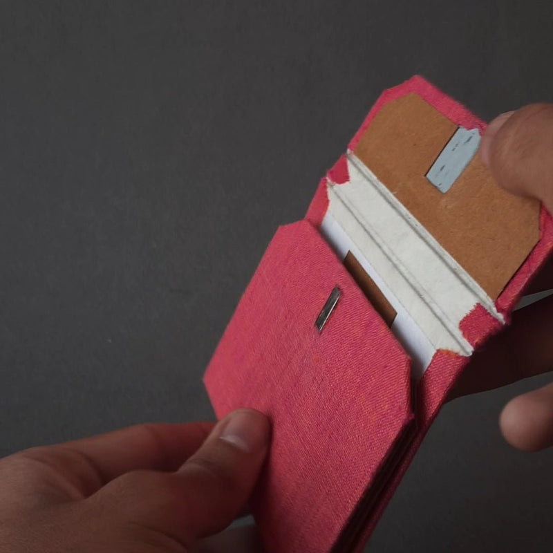 Ecofriendly Sleek Wallet- Red | Verified Sustainable Wallet on Brown Living™