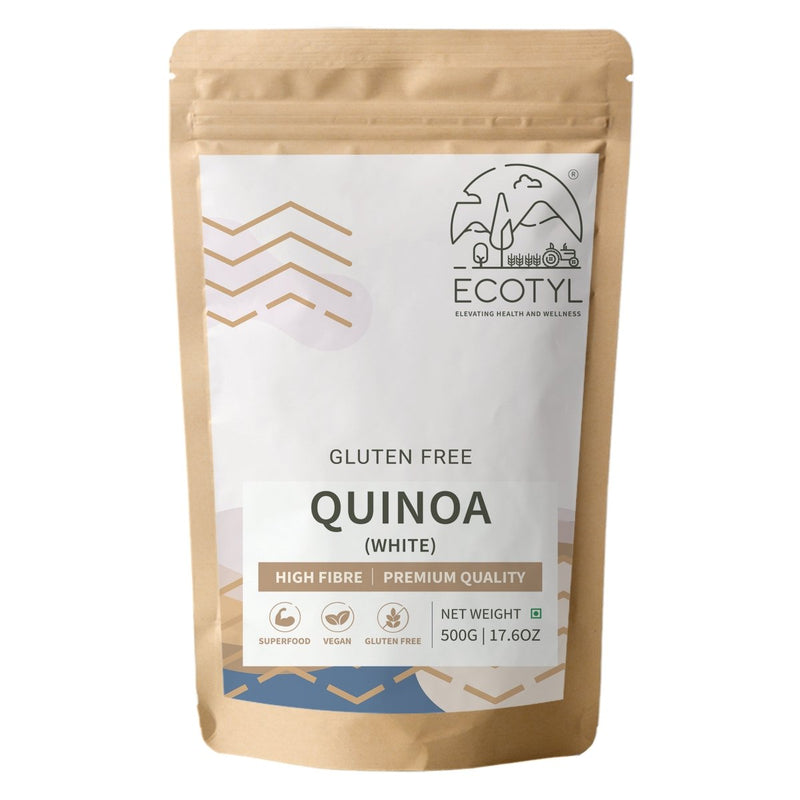 Buy Ecotyl Quinoa (White) | Gluten Free | High Protein | 500g | Shop Verified Sustainable Cereal & Meusli on Brown Living™