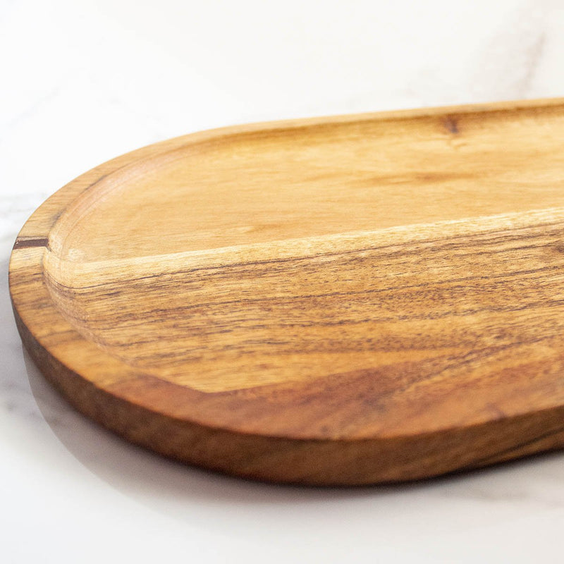 Buy Elliptical Wooden Tray | Shop Verified Sustainable Trays & Platters on Brown Living™