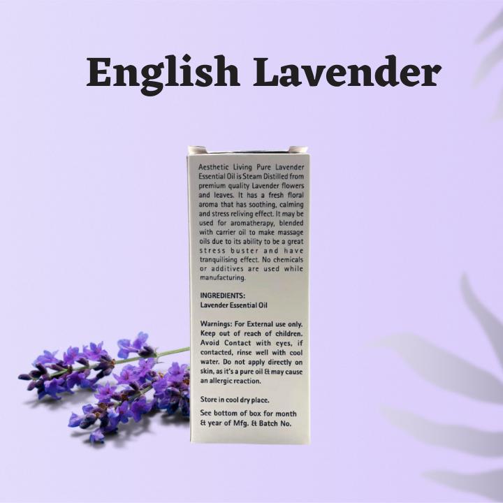 Buy English Lavender Pure Essential Oil | 15ml | Shop Verified Sustainable Essential Oils on Brown Living™