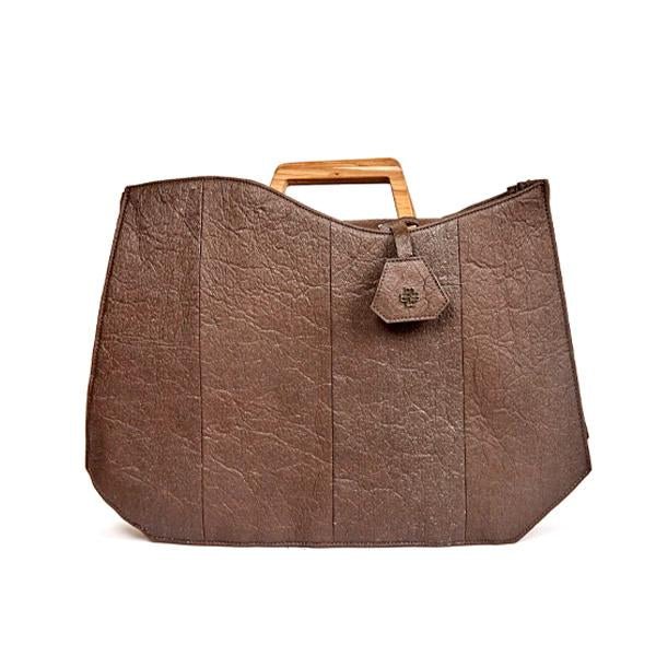 Buy Esmeralda Tote Bag | Made with Vegan Pinatex Leather | Shop Verified Sustainable Tote Bag on Brown Living™