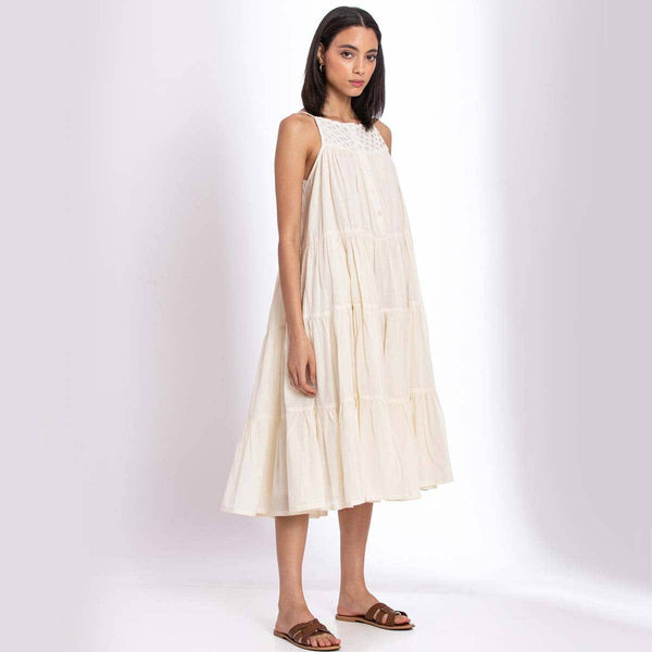 Buy Eva Tiered Dress | Shop Verified Sustainable Womens Dress on Brown Living™