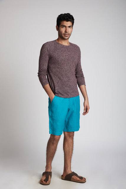 Buy Evanescent Patch Pocket Shorts Teal | Shop Verified Sustainable Mens Shorts on Brown Living™