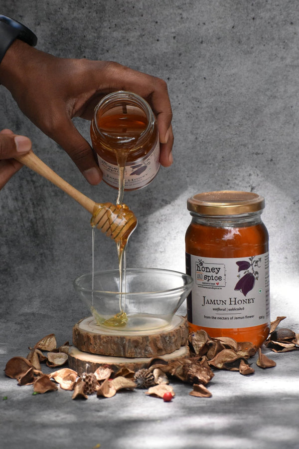 Exotic Natural Jamun Honey | Verified Sustainable Honey & Syrups on Brown Living™