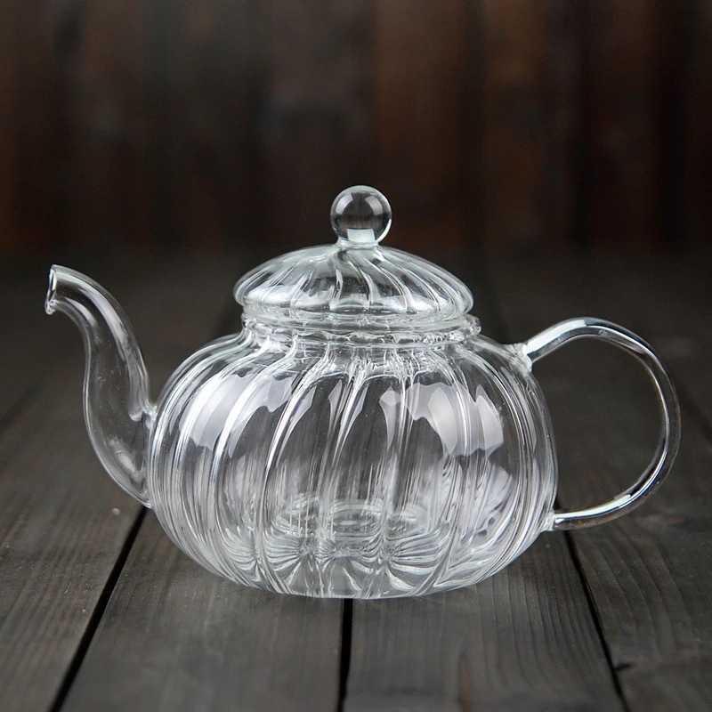 Buy Exquisite Victorian Glass Kettle With Infuser - A Must-Have for Tea Lovers | Shop Verified Sustainable Beverage Accessories on Brown Living™