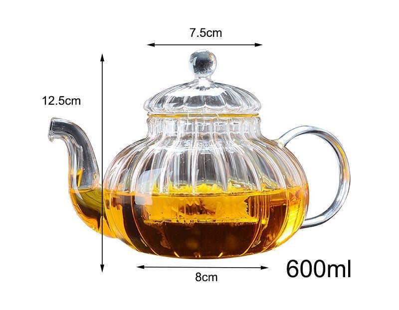 Buy Exquisite Victorian Glass Kettle With Infuser - A Must-Have for Tea Lovers | Shop Verified Sustainable Beverage Accessories on Brown Living™