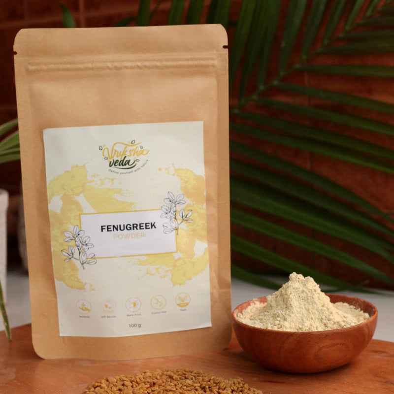 Buy Fenugreek Powder for Hair Mask - 100 g | Shop Verified Sustainable Hair Mask on Brown Living™