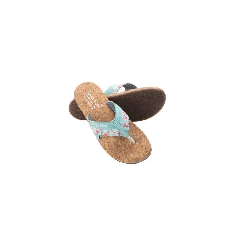 Buy Flamingo Blue Sustainable and Vegan Flip Flops | Shop Verified Sustainable Womens Flip Flops on Brown Living™