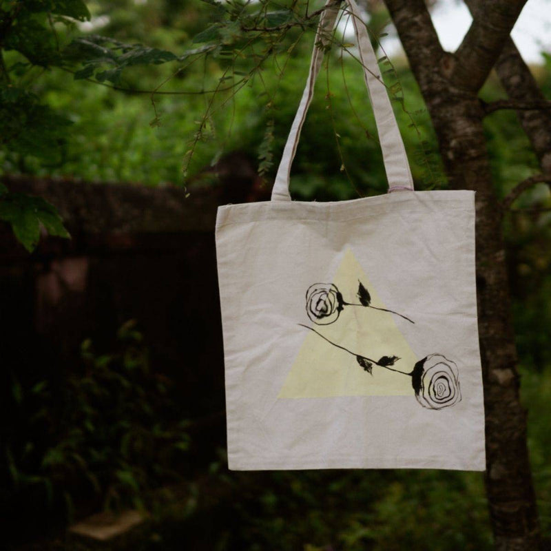 Buy Floral Light Tote | Shop Verified Sustainable Tote Bag on Brown Living™