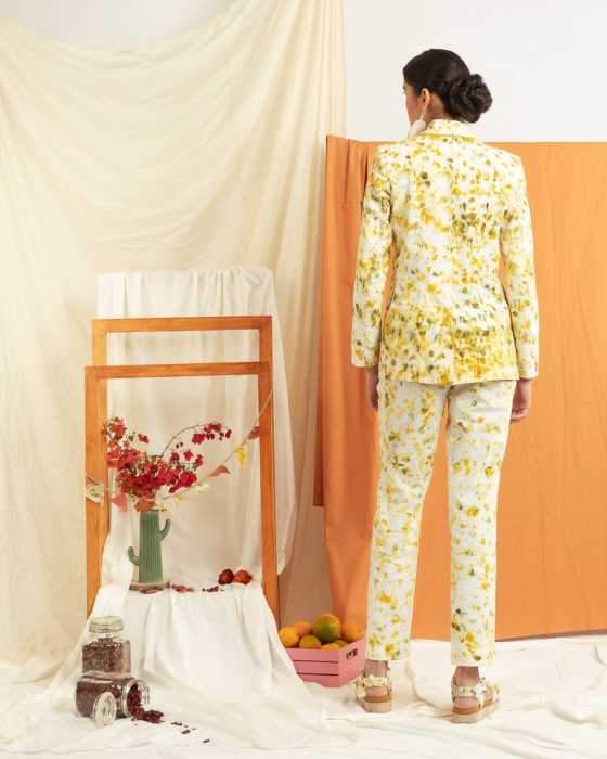 Buy Flower Power Print and Play Pant Suit | Shop Verified Sustainable Womens Co-Ord Sets on Brown Living™