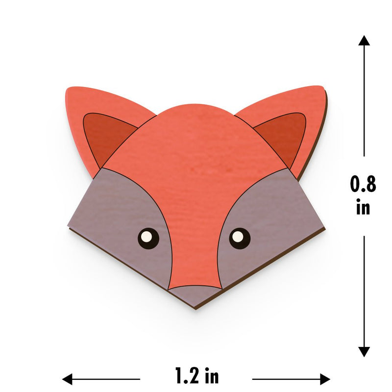 Buy Foxy Hand Painted Wooden Pin | Shop Verified Sustainable Products on Brown Living