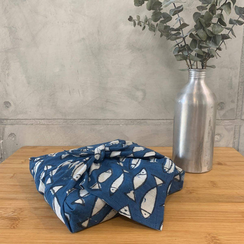 Buy Furoshiki Fabric Gift Wraps in 100% cotton - Assorted Set of 3 | Shop Verified Sustainable Gift Wrapping on Brown Living™