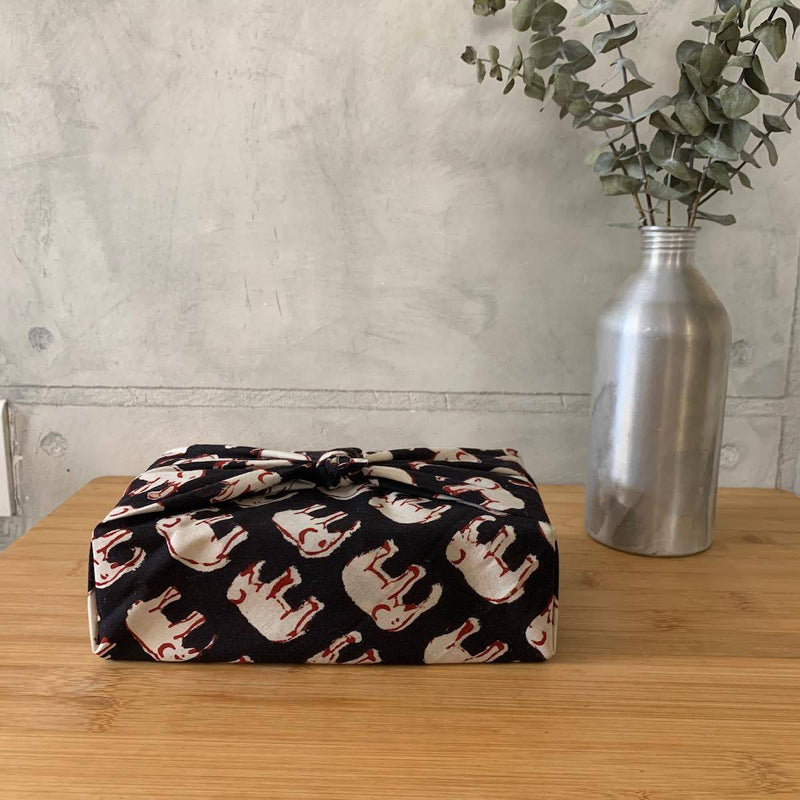 Buy Furoshiki Fabric Gift Wraps in 100% cotton - Assorted Set of 3 | Shop Verified Sustainable Gift Wrapping on Brown Living™