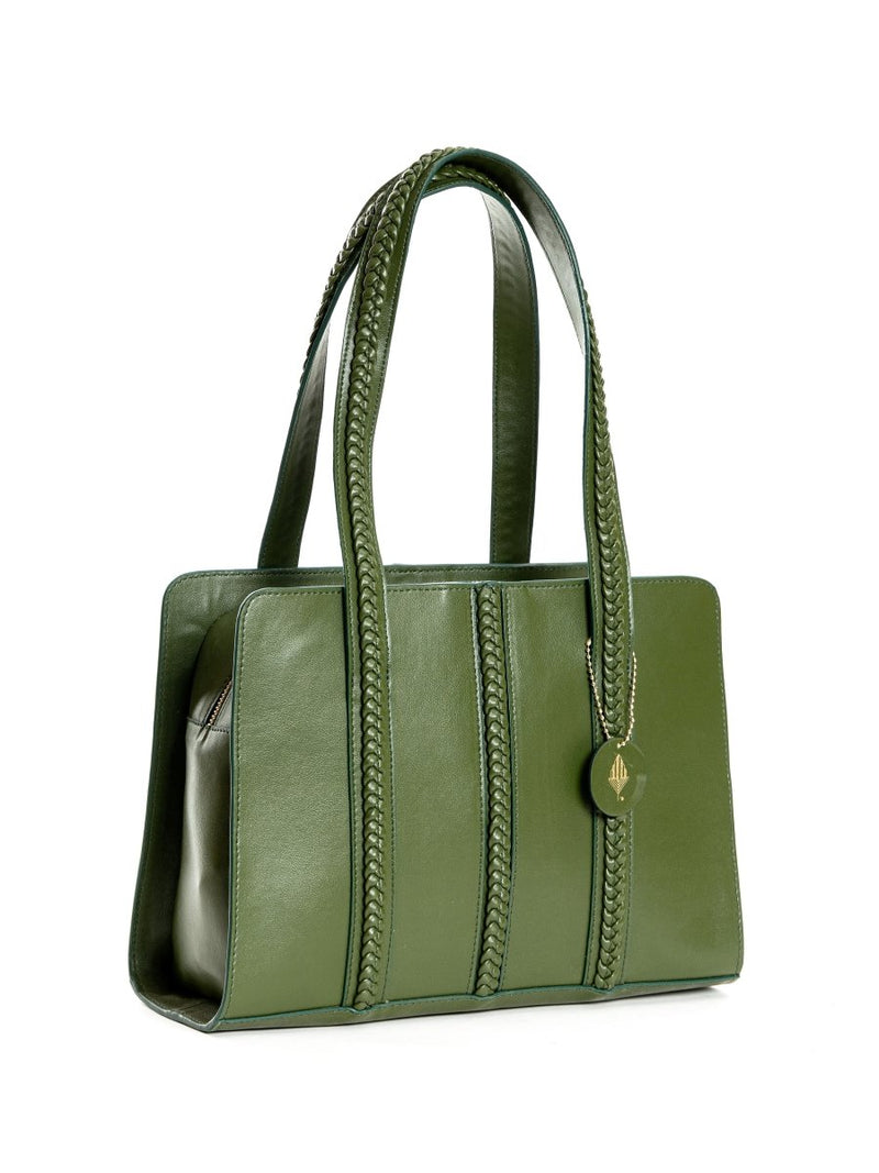 Buy Gaia (Green) | Women's bag made with Cactus Leather | Shop Verified Sustainable Womens Handbag on Brown Living™