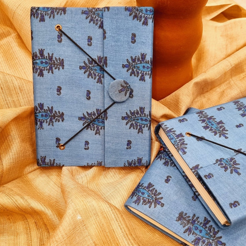 Buy Garden Fresh - Upcycled Handloom Fabric Journal | Shop Verified Sustainable Notebooks & Notepads on Brown Living™