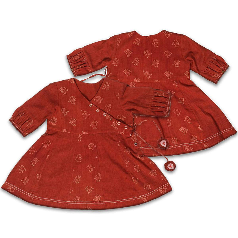 Buy Gia Frock For Girls | Shop Verified Sustainable Kids Frocks & Dresses on Brown Living™