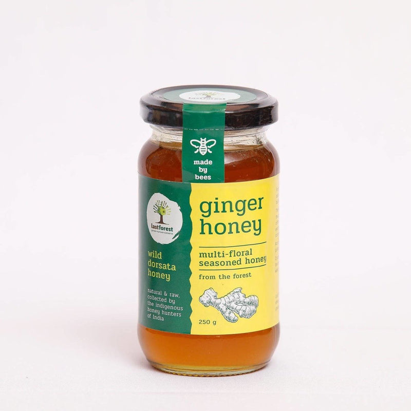 Buy Ginger Spiced Wild Honey - 250gms | Shop Verified Sustainable Honey & Syrups on Brown Living™