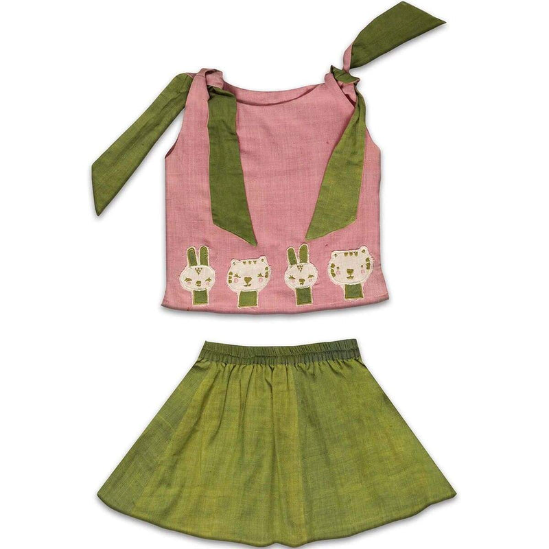 Buy Gloria Skirt Set For Girls | Shop Verified Sustainable Kids Daywear Sets on Brown Living™