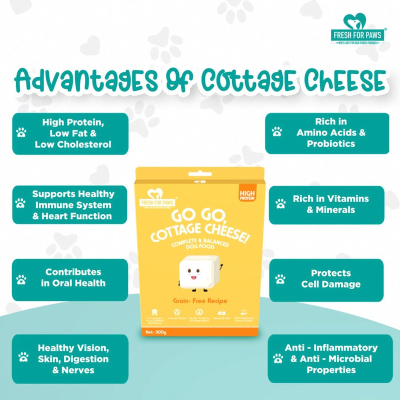 Buy Go Go Cottage Cheese | 100 gram Pack of 3 | Shop Verified Sustainable Pet Food on Brown Living™