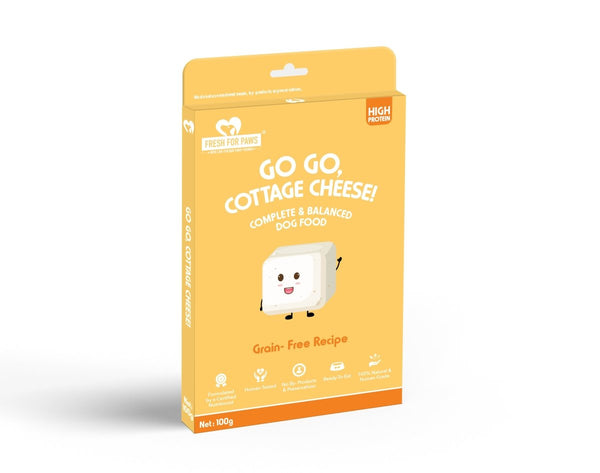 Buy Go Go Cottage Cheese | 100 gram Pack of 3 | Shop Verified Sustainable Pet Food on Brown Living™