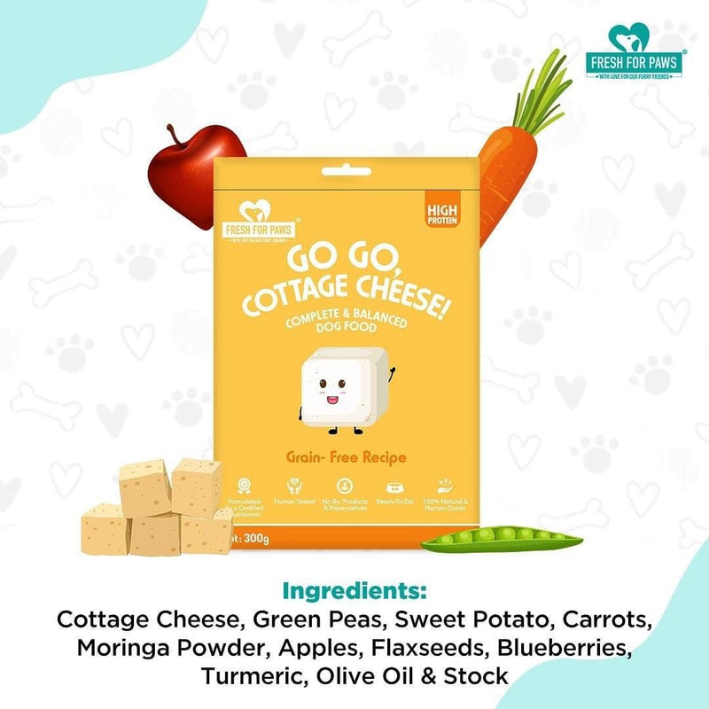 Buy Go Go Cottage Cheese | 300 gram | Shop Verified Sustainable Pet Food on Brown Living™