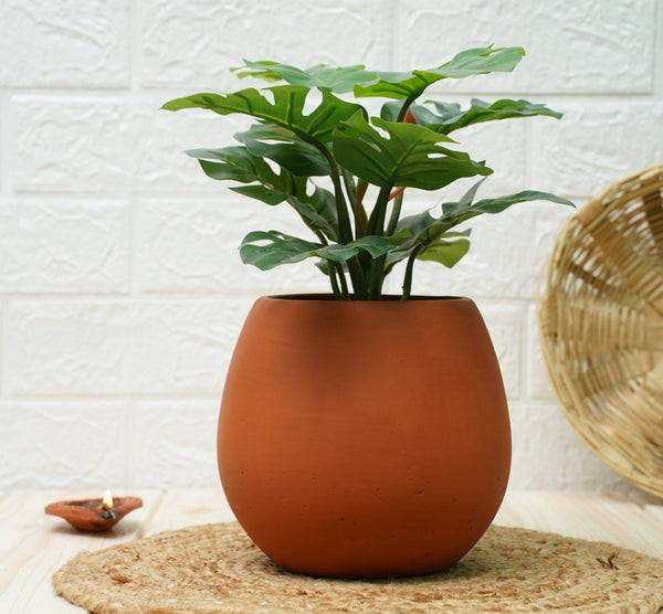 Buy Terracotta Pots, Clay Pots For Plants - (Half Lantern - Pack1) | Shop Verified Sustainable Pots & Planters on Brown Living™