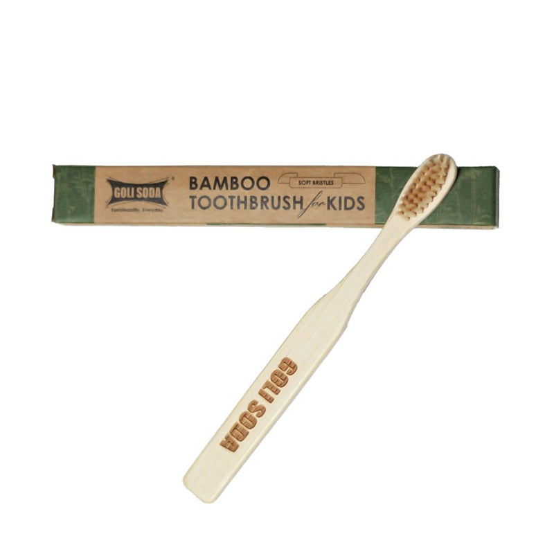 Buy Goli Soda Bamboo Toothbrush For Kids (Pack Of 1) | Shop Verified Sustainable Tooth Brush on Brown Living™