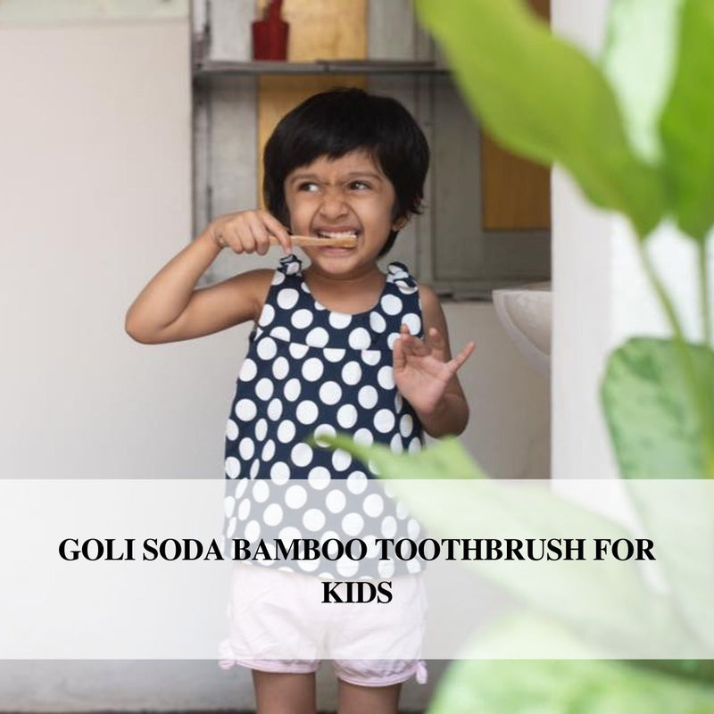 Buy Goli Soda Bamboo Toothbrush For Kids (Pack Of 1) | Shop Verified Sustainable Tooth Brush on Brown Living™