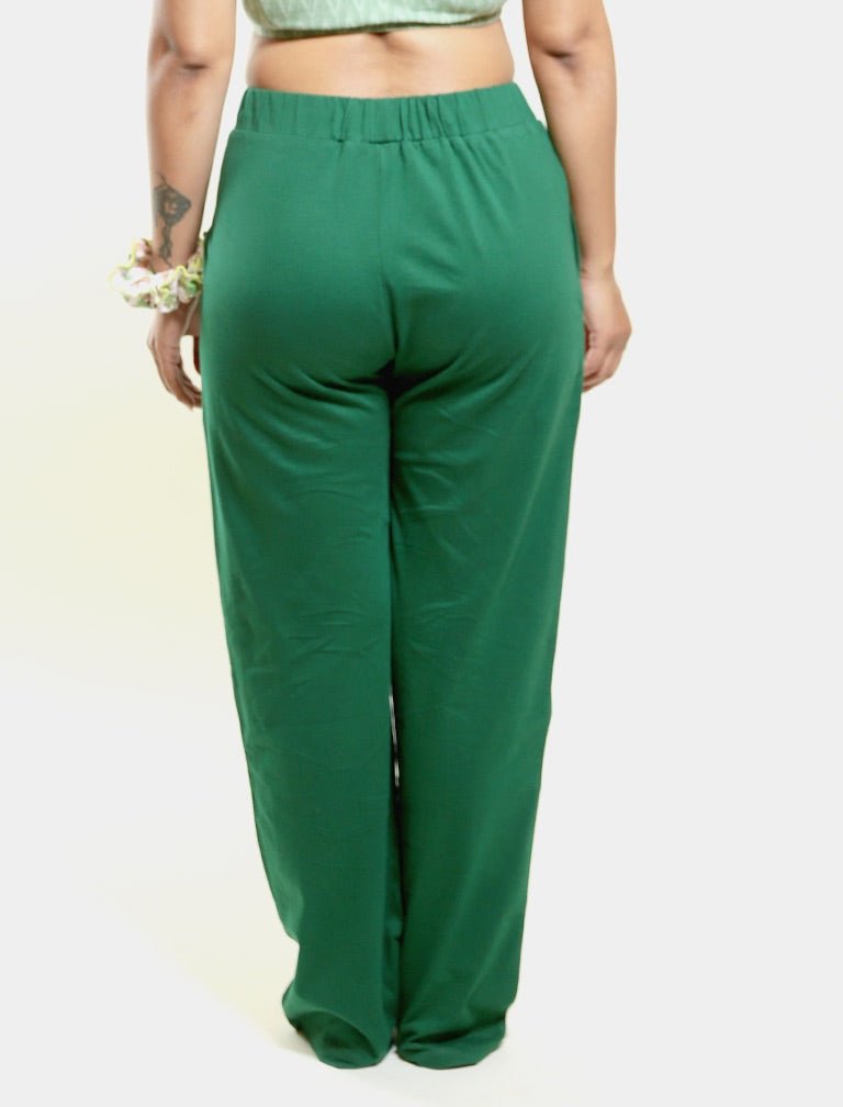 Green 100% Organic Cotton Pajama | Verified Sustainable Womens Pants on Brown Living™