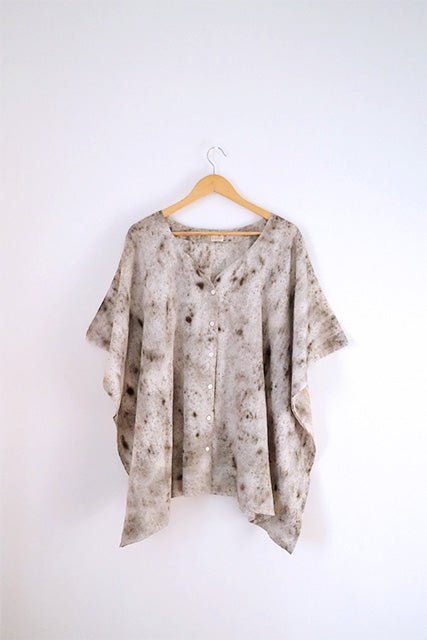 Buy Grey Phuhaar Kaftan Shirt | Shop Verified Sustainable Womens Shirt on Brown Living™