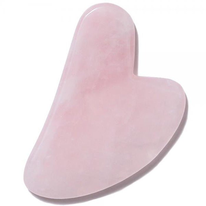 Buy Rose Quartz Gua Sha | Shop Verified Sustainable Massager on Brown Living™