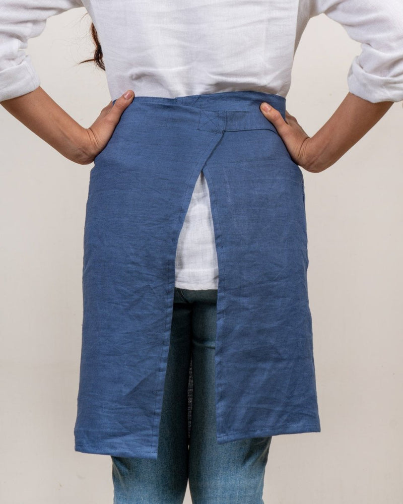 Buy Half Apron in 100% Hemp | Shop Verified Sustainable Kitchen Linens on Brown Living™