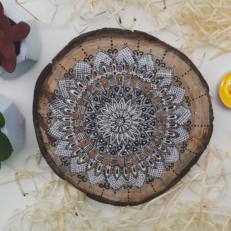 Buy Hand-Painted Mandala Wall Plates - Set of 3 | Shop Verified Sustainable Wall Decor on Brown Living™