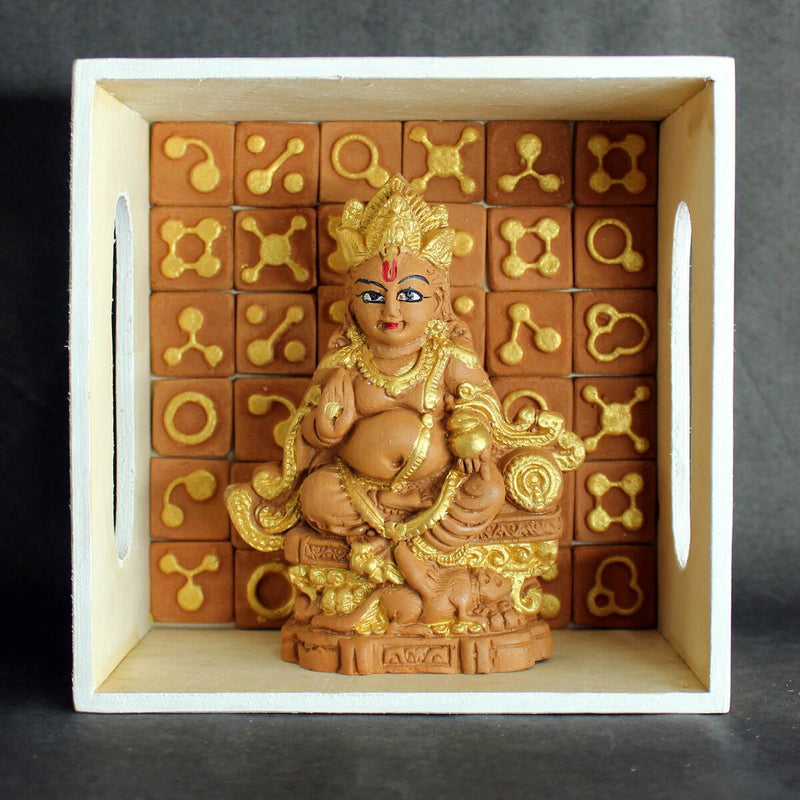 Buy Handcrafted Terracotta Dharaj Kuber Idol | Shop Verified Sustainable Products on Brown Living