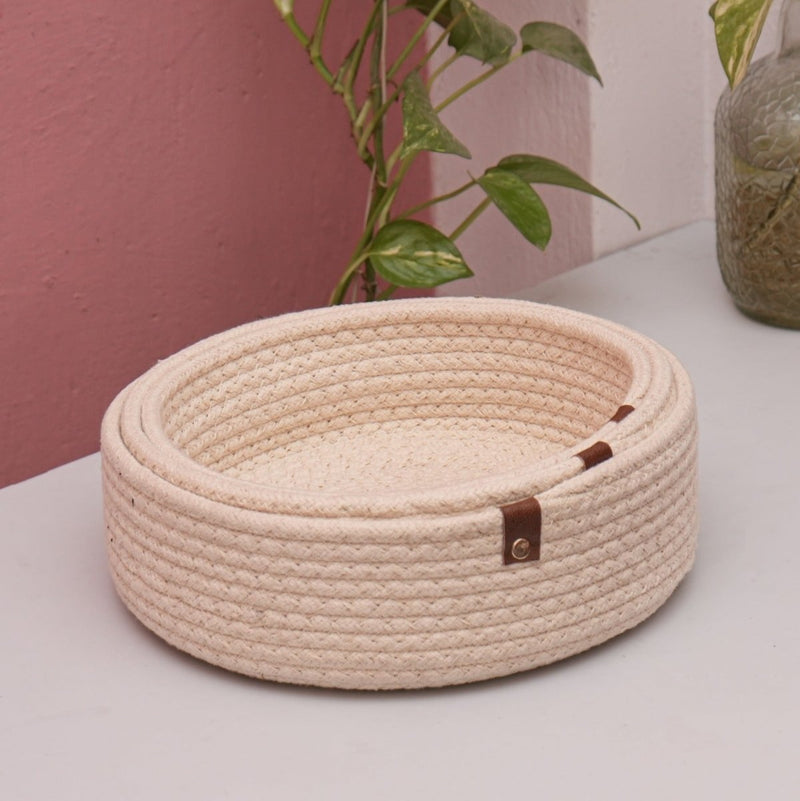 Buy Handmade Nesting Basket (Set of 3) | Shop Verified Sustainable Kitchen Organisers on Brown Living™