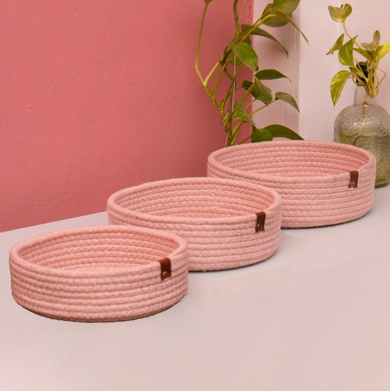 Buy Handmade Nesting Basket (Set of 3) | Shop Verified Sustainable Kitchen Organisers on Brown Living™