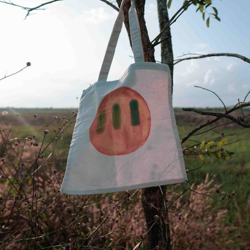 Buy Handpainted Cactus Tote Bag | Shop Verified Sustainable Tote Bag on Brown Living™